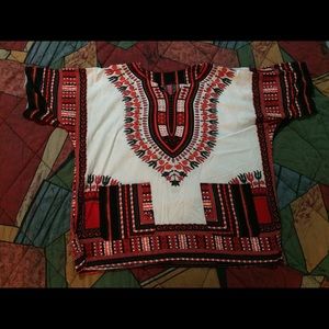 Red and Black Dashiki (Large)